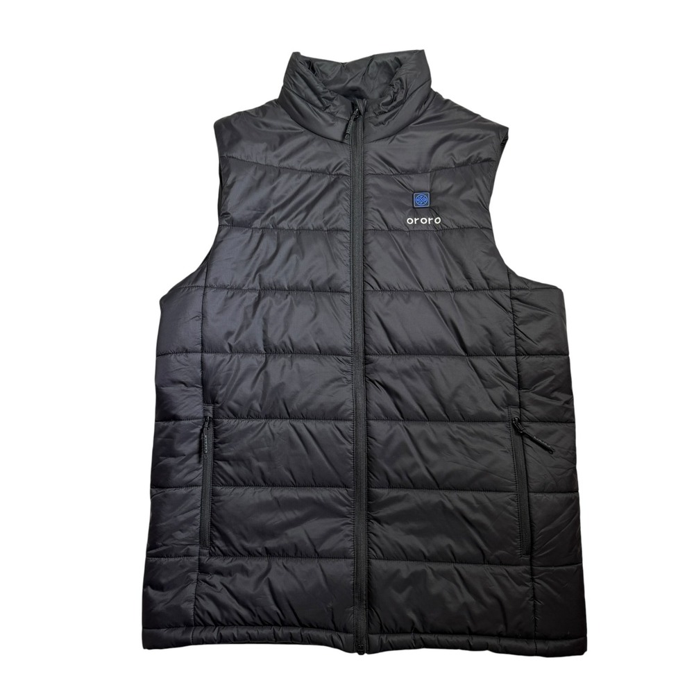Ororo Mens Medium Tall MT Heated Vest Black